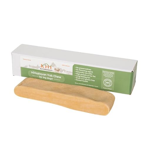 Yak Cheese Himalayan Yak Chews, Long-Lasting Hard Chew for Dogs, 20 Count