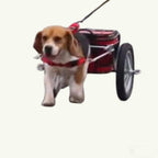 Dog Traction Harness for Pulling Cart, Adjustable Dog Cart Harness with Stainless Steel Pull Rods, Quick Release Buckle, Working Dog Harness for Yard Work, Camping, Groceries(S)