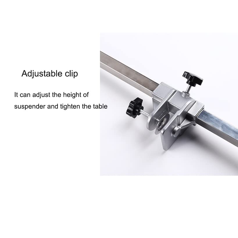 105cm Pets Grooming Bracket with Sling Adjustable Steel Suspender Grooming Table Arm Support Dog Cat Holder for Bath Desk