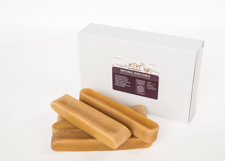 Yak Cheese Himalayan Yak Chews, Long-Lasting Hard Chew for Dogs, 20 Count