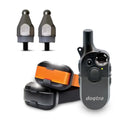 Dogtra 200iQ 2-Dog Remote Training E-Collar with Titanium Contact 3/4" | 1/2 Mile Range, 100 Levels, Tone & Vibration, Compact, Waterproof, One-Handed Control, Ideal for Short-Haired Dogs