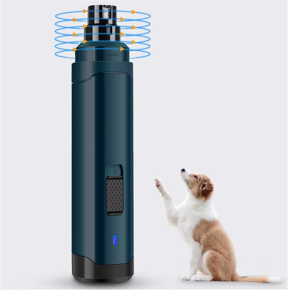 Pet Nail Grinder Ultra Quiet Electric Nail File to Trim & Smooth Pet Paws for Small/Medium/Large Dogs Cats with 2 Speeds Fast Grinding