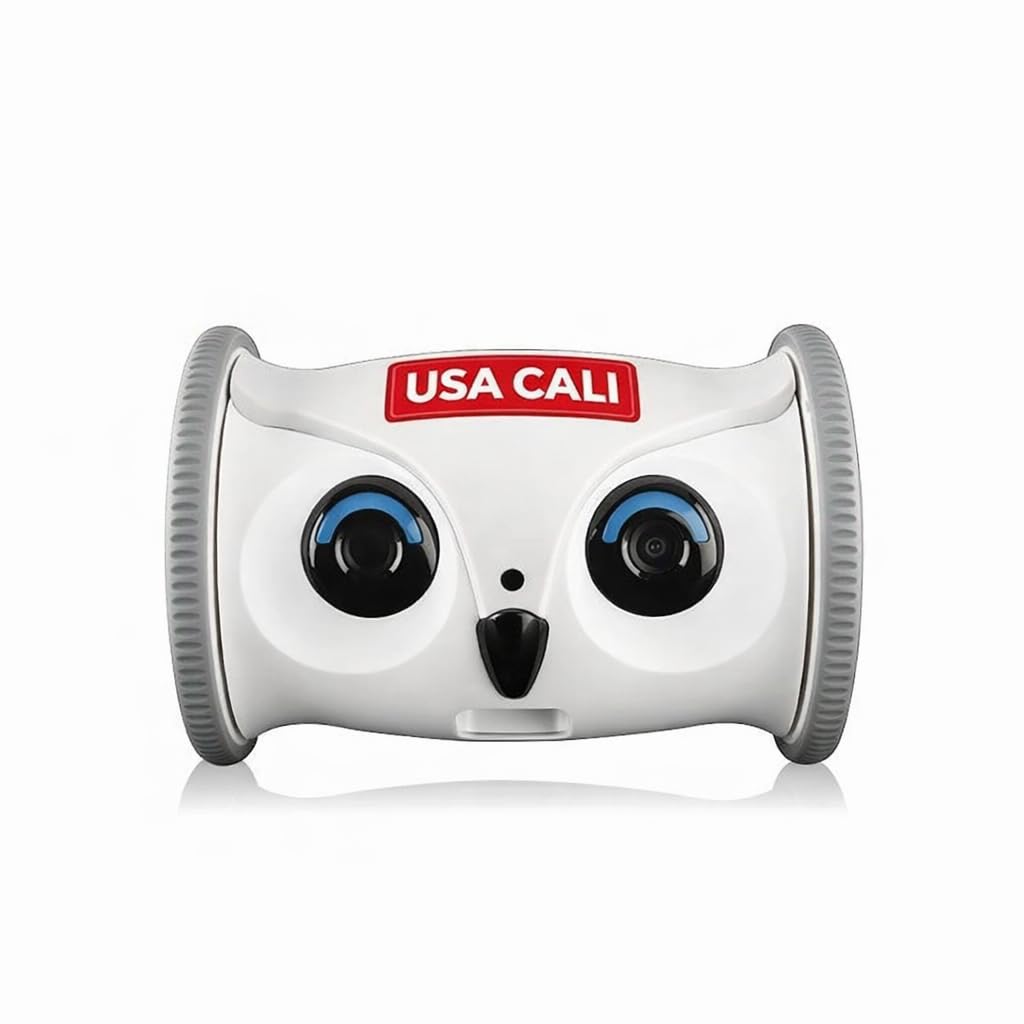 Interactive Rolling Pet Toy, Smart Moving Owl Toy for Cats & Dogs, Automatic Indoor Play Toy for Boredom Relief