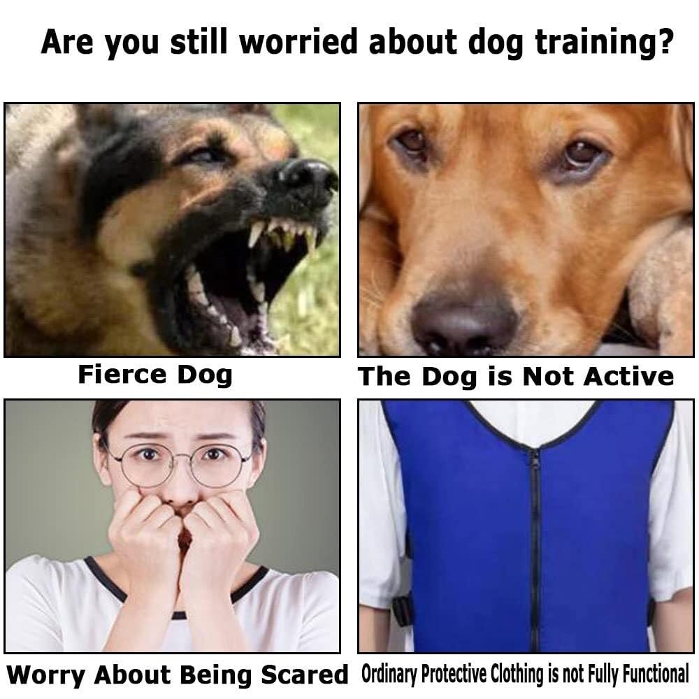 Dog Training Suit,Training Dog Protective Clothing,Unisex Body Protection Bite Suit Jacket for Dog Training Bite Protection(S)