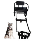 Dog Carts for Dogs to Pull People Dog Trailer with Harness Detachable Dogs Pull Carts Dog Walking Carts Can Carry People for Small Medium Large Dogs, Load Capacity 100kg(Size:22lb-88lb)