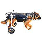 Walking Wheels Wheelchair for Medium Large Dogs Pet Cart Walkin Wheels Hind Legs Rehabilitation, Dog Car Harnesses 15-60kg Dogs (Size : Large)