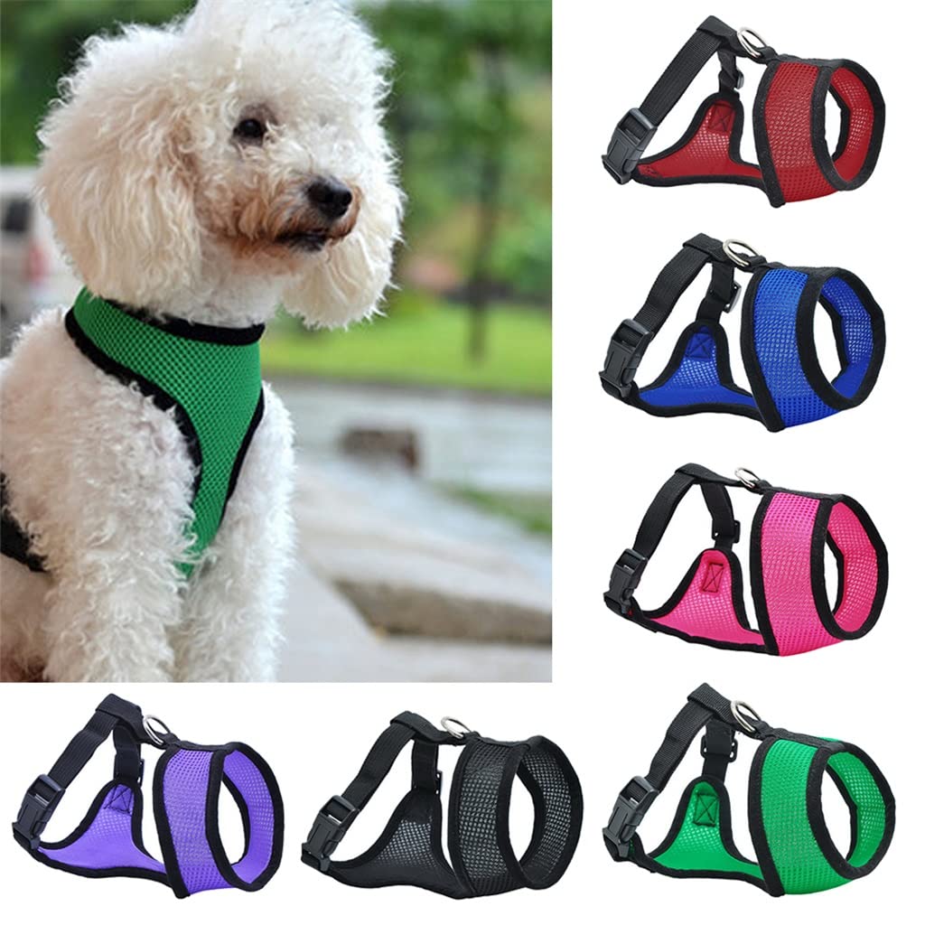 Pet Dog Harness Pet Control Harness Collar Safety Harness Mesh Vest Adjustable Harness (E X)