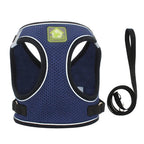 Dog Sling Summer Pet Adjustable Reflective Vest Walking Dog Polyester Mesh Strap Small and Medium-Sized Dogs (F X)