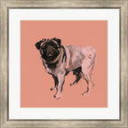 A Very Pop Modern Dog VII by Cartissi Canvas Art Wall Picture, Museum Wrapped with Black Sides, 18 x 18 inches
