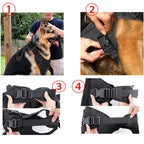 Dog Harness Pet Outing Dog Vest Vest Medium-Sized Dog Outdoor Running Dog Pet Accessories (A L)