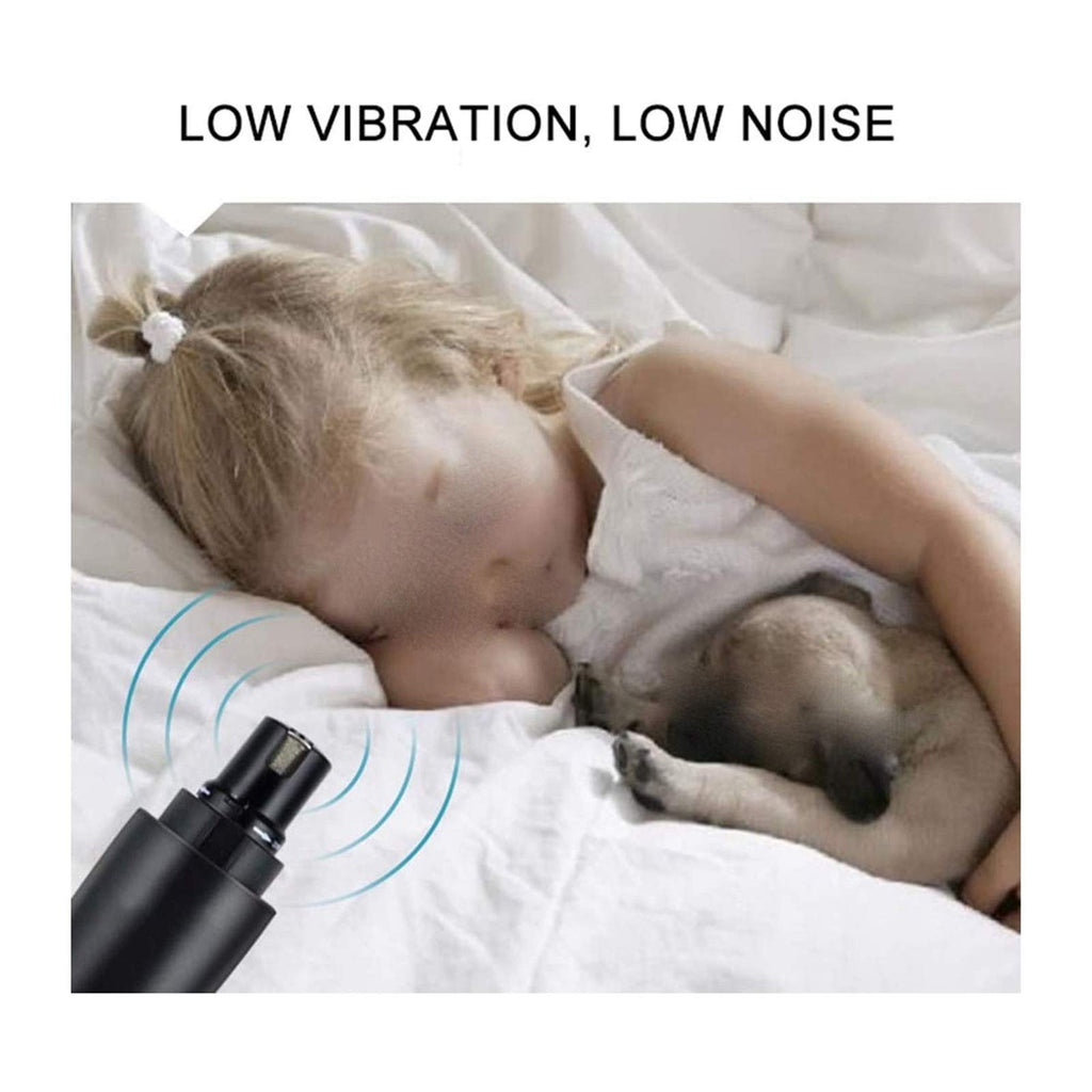 Dog Nail Grinder Rechargeable Dog Nail Clipper with Low Noise 2 Speed Regulation Pet Nail Trimmer Paws Grooming Smoothing Claw Care for Small Medium Large Dogs Cats