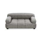 Marcel Upholstered Modern Pet Bed, Small to Medium Dog or Cat Uptown Gray Performance Velvet