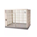Four Seasons Universal Dog Crate, Small and Medium-Sized Dog Crate, Indoor Resin pet Crate, can be rotated 360 °, Move The Position at Will, PP Material, no Noise, Suitable for Indoor(Large)