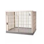 Four Seasons Universal Dog Crate, Small and Medium-Sized Dog Crate, Indoor Resin pet Crate, can be rotated 360 °, Move The Position at Will, PP Material, no Noise, Suitable for Indoor(Large)