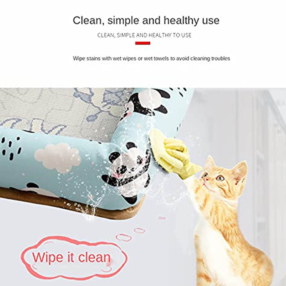Luxurious Pet Dog Bed Super Soft Pet Sofa and Cat Bed Non-Sticky Hair Can be Washed Waterproof Fabric is Not Afraid of Wet Nest Pads and Easy to Clean L (Medium)