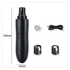 Dog Nail Grinder Rechargeable Dog Nail Clipper with Low Noise 2 Speed Regulation Pet Nail Trimmer Paws Grooming Smoothing Claw Care for Small Medium Large Dogs Cats