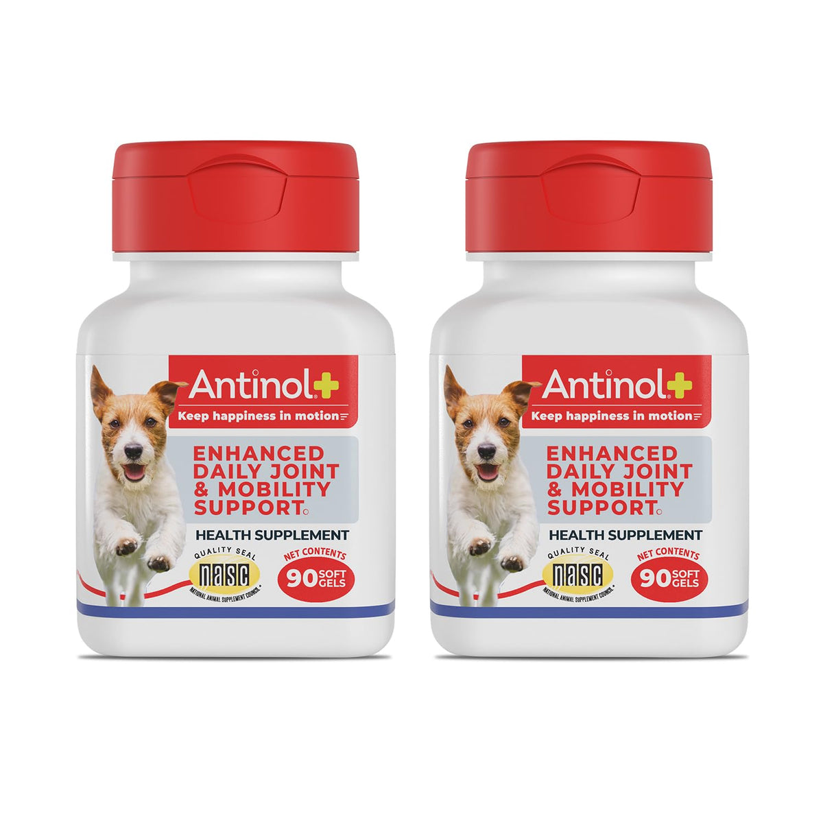 Antinol Plus Mobility Hip & Joint Supplement for Dogs, 180 Soft Gels