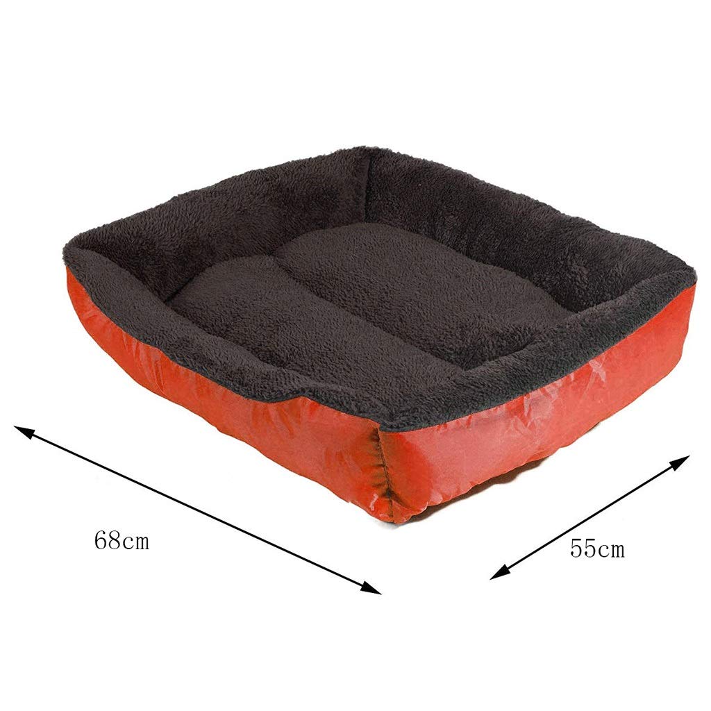 Pet Bed- Sofa Type Dog Bed Removable Cover Plush Luxury
