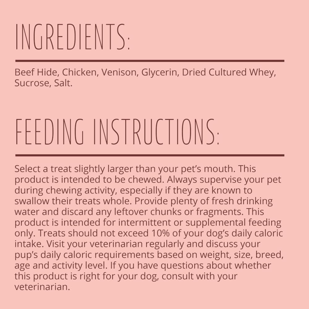Better Belly Proteins Roll Highly Digestible Dog Treats, 6 Count (24 Pack)