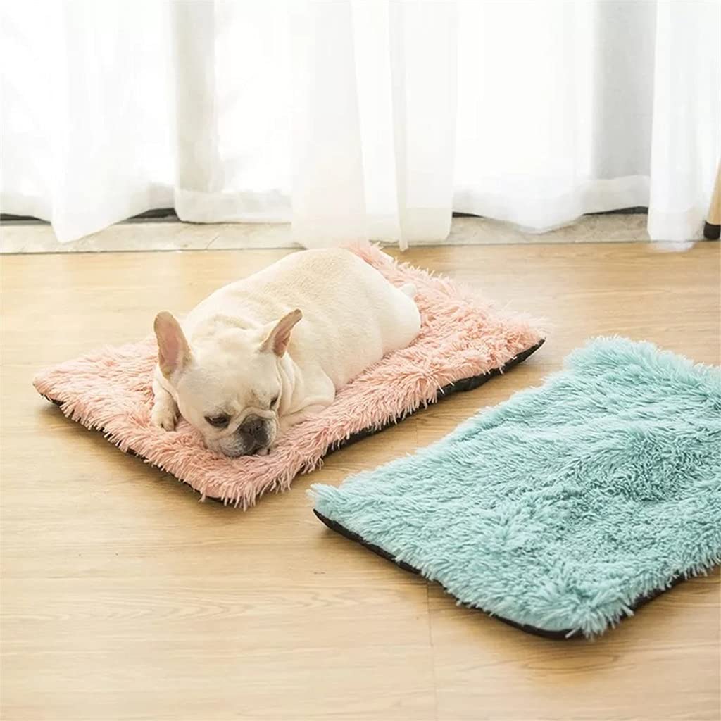 Plush Dog Bed Mat Warm Pet Cushion Very Soft Puppy Blanket Cozy for Small Medium Large Kennel Dogs Beds and Mats Big