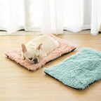 Plush Dog Bed Mat Warm Pet Cushion Very Soft Puppy Blanket Cozy for Small Medium Large Kennel Dogs Beds and Mats Big