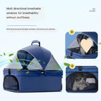 Pet Strollers Animal Stroller Pet Stroller Dog Cat Teddy Baby Stroller Pet Dog Stroller Lightweight Detachable Cage Folding Pet Stroller Medium(G,A)