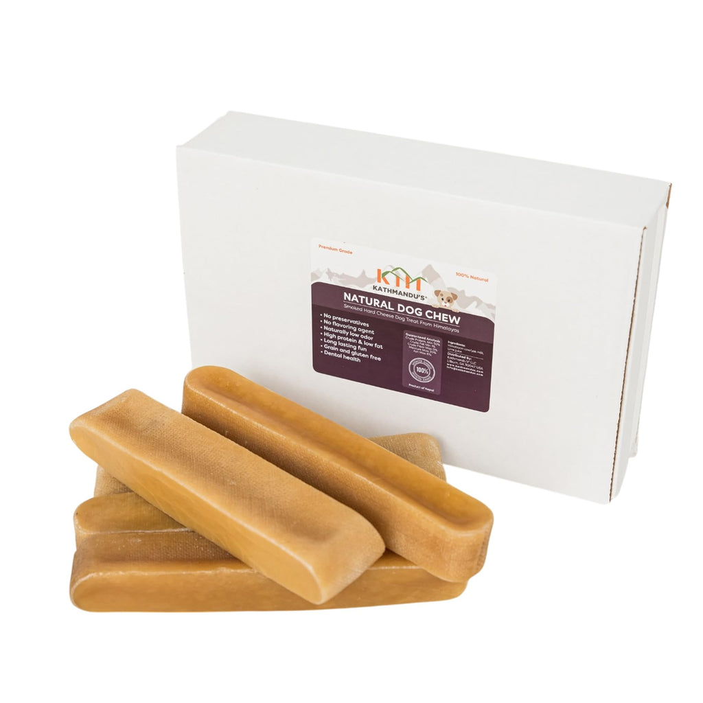 Yak Cheese Himalayan Yak Chews, Long-Lasting Hard Chew for Dogs, 20 Count
