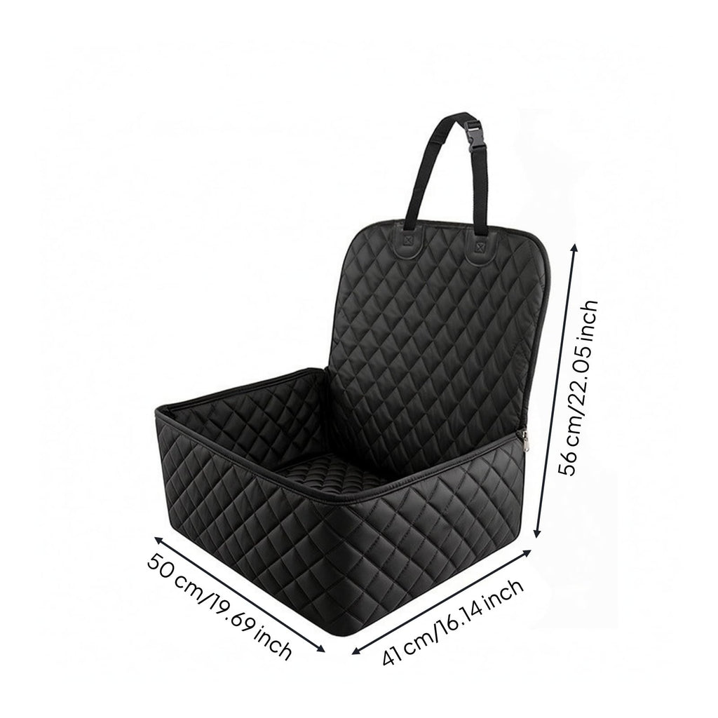 Waterproof Cover with Raised Non-Slip Oxford Cloth Pet Mat Quilted Padded Protector for Medium Sized Dogs Suitable for Car Travel Vehicle Upholstery Protection
