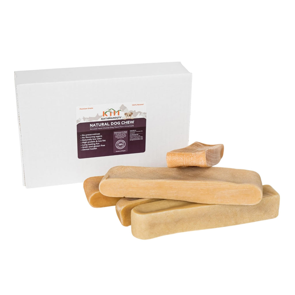 Yak Cheese Himalayan Yak Chews, Long-Lasting Hard Chew for Dogs, 20 Count
