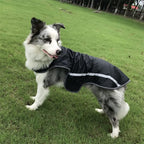 Dog Winter Coat Dog Coat Reflective pet Clothes Large Dog Clothes Warm Fleece Padded pet Clothes (Purple L)