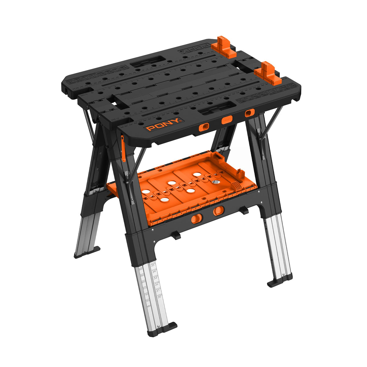 Pony Portable Folding Work Table, Workbench & Sawhorse