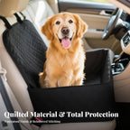Waterproof Cover with Raised Non-Slip Oxford Cloth Pet Mat Quilted Padded Protector for Medium Sized Dogs Suitable for Car Travel Vehicle Upholstery Protection