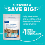 Virbac C.E.T. Enzymatic Oral Hygiene Chews for Dogs, Tartar Control, Extra Small Under 11lbs (Pack of 12)