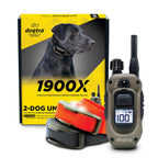 Dogtra 1900X E-Collar for Dog Training - 3/4 Mile Range, for Dogs 35 lbs+, IPX9K Waterproof, 100 Stimulation Levels, Vibration, Tone, Rechargeable - Ideal for Dog Owners and Professional Trainers