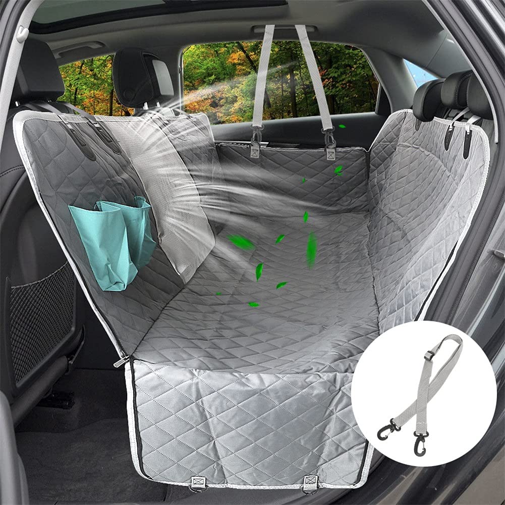 Zipper Hammock, Cushion Pet Protector View Frontside Mesh Dog Car Seat Cover Seat Mat Universal Pet Carrier Tool