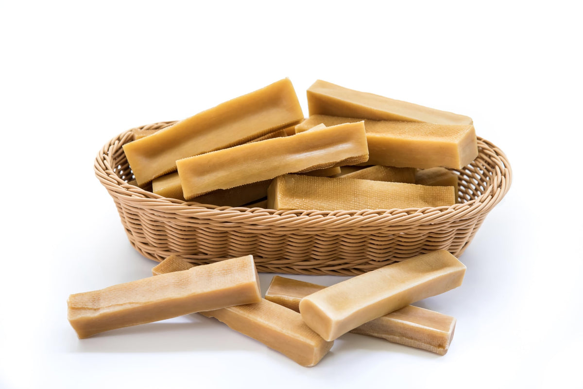 Yak Cheese Himalayan Yak Chews, Long-Lasting Hard Chew for Dogs, 20 Count