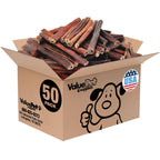 ValueBull USA Beef Collagen Sticks, 12 Inch Super Jumbo Chews, 50 Count