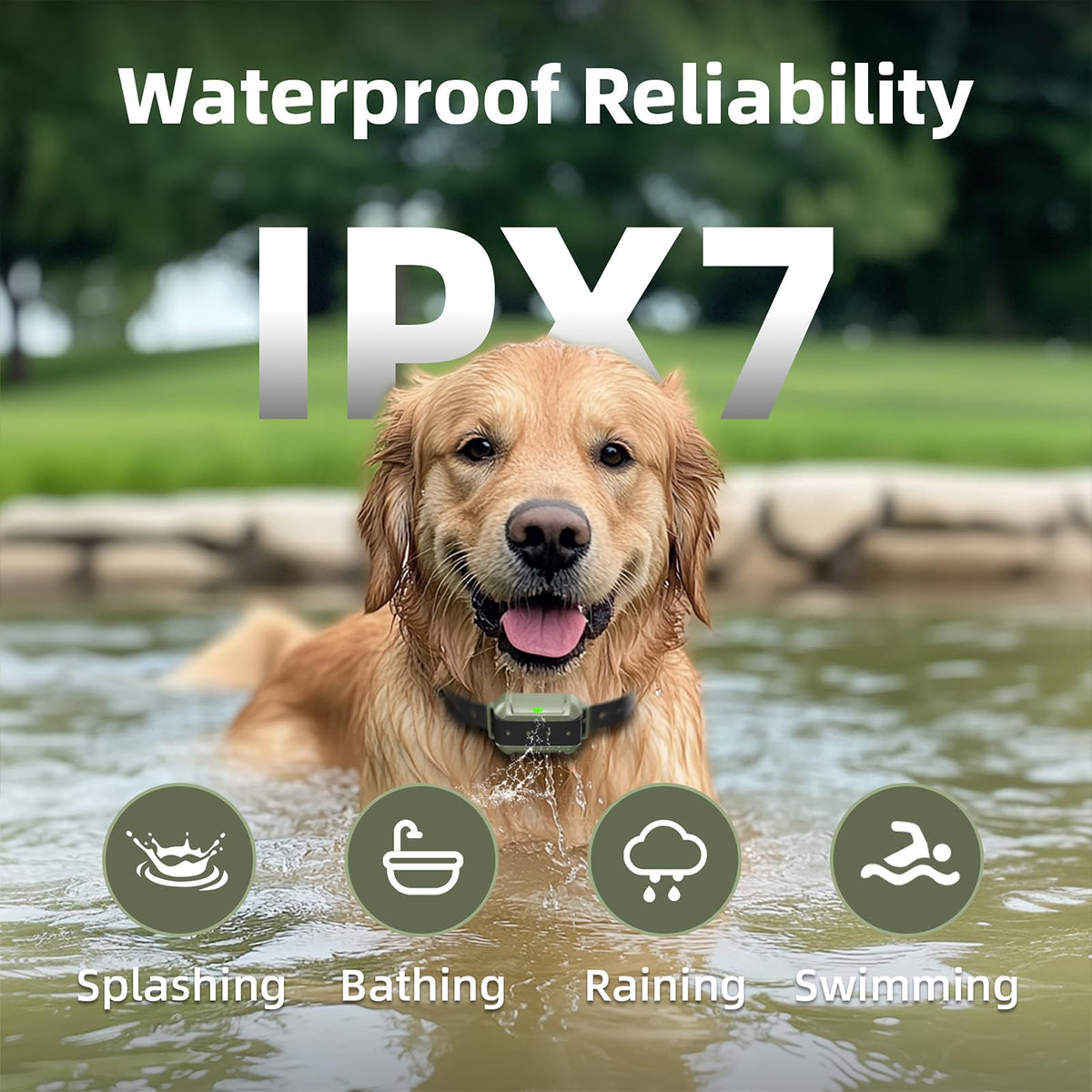 Wireless Dog Fence System, 3-in-1 Wireless Dog Fence, Electric Dog Fence Collar with Training & Forbidden Zone Modes, Radar Technology, Adjustable 10-280 FT Boundary, IPX7 Waterproof