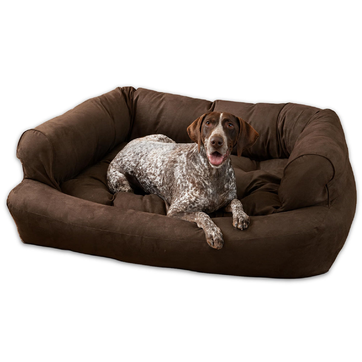 Snoozer Pet Products - Overstuffed Luxury Dog Sofa | Small - Buckskin