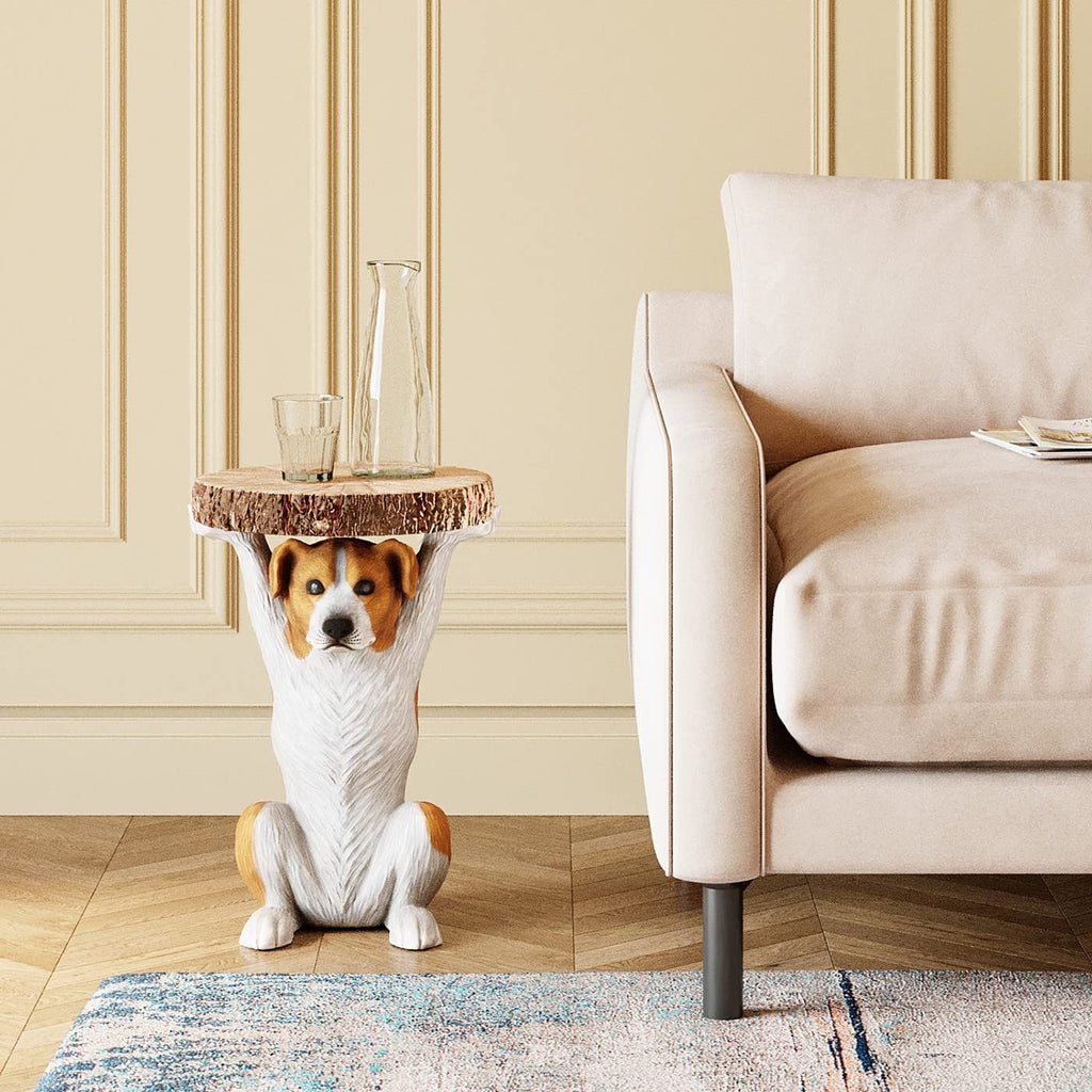 Kare 81956 Animal Side Table, Mister Jack, Height 20.5 inches (52 cm), Weight 14.3 lbs (6.5 kg), Dog