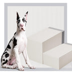 Gardner Pet 44" x 63" Extra Large Pee Pads for Dogs, ‌Enormous Puppy Pads, Dog Pads with Anti-Slip Particle, Puppy Training Pads, Grey 40 Count