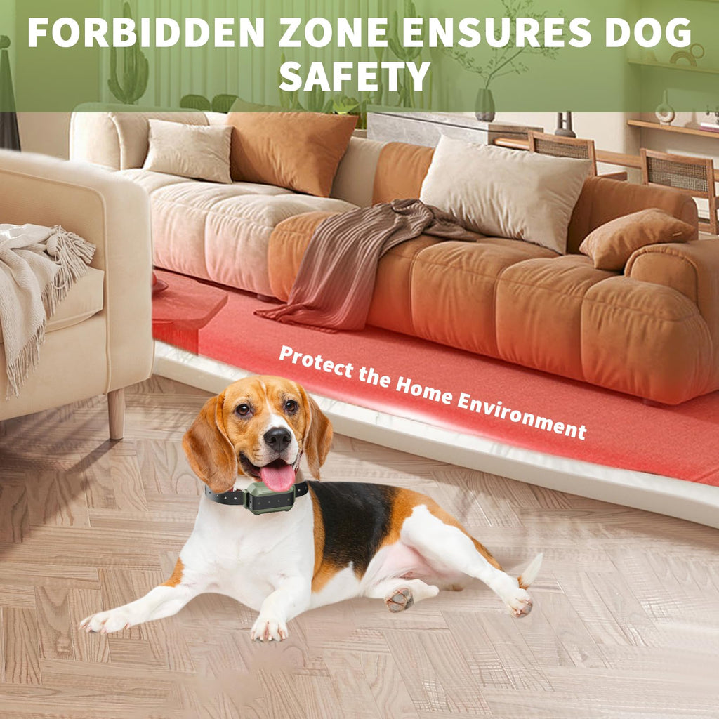 Wireless Dog Fence System, 3-in-1 Wireless Dog Fence, Electric Dog Fence Collar with Training & Forbidden Zone Modes, Radar Technology, Adjustable 10-280 FT Boundary, IPX7 Waterproof