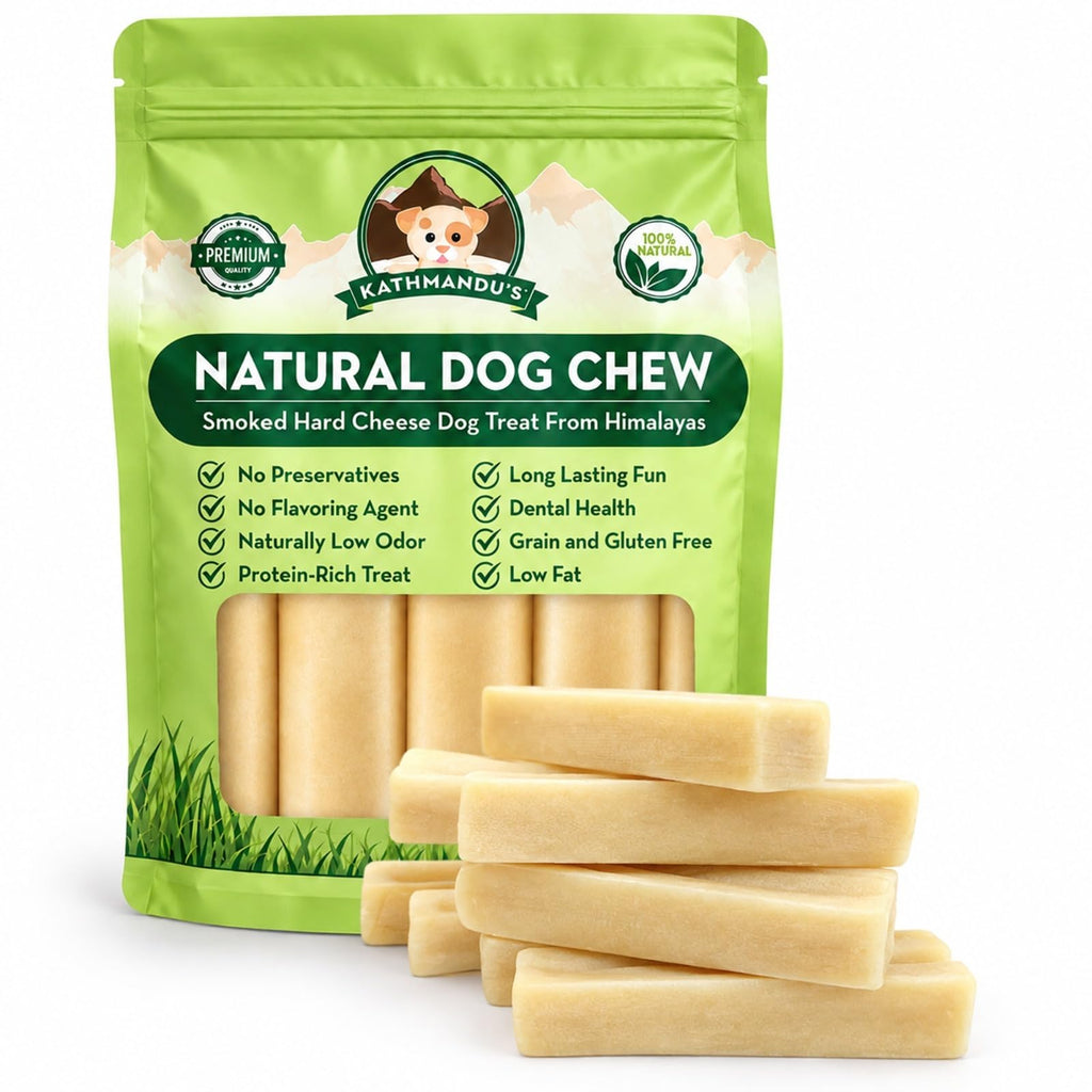 Yak Cheese Himalayan Yak Chews, Long-Lasting Hard Chew for Dogs, 20 Count