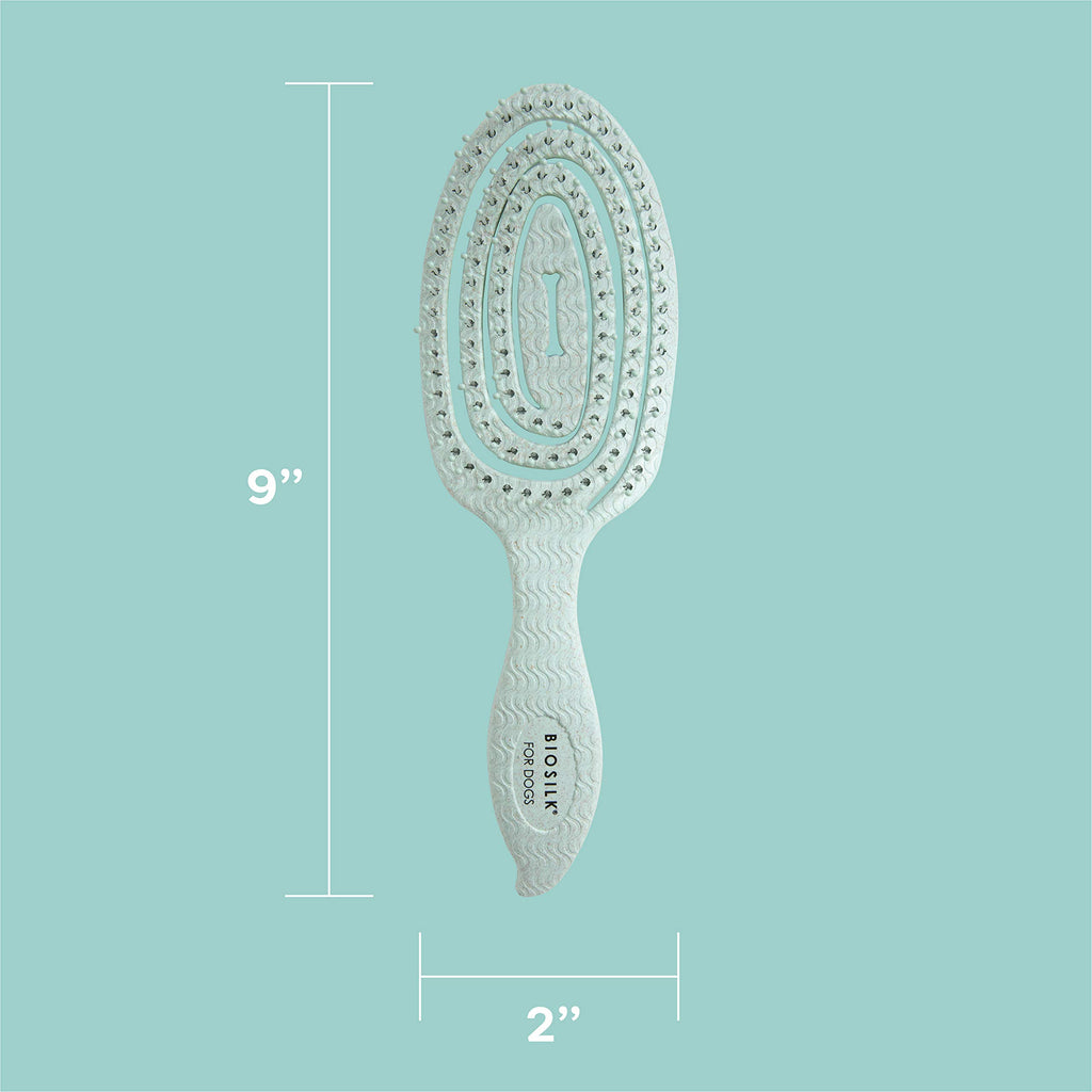 BioSilk for Pets Eco-Friendly Detangling Pin Brush for Dogs, 48-Pack