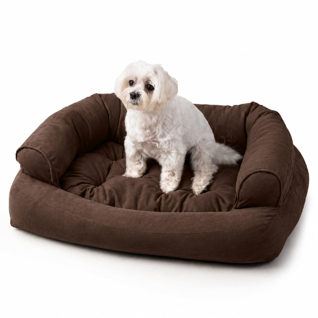 Snoozer Pet Products - Overstuffed Luxury Dog Sofa | Small - Buckskin