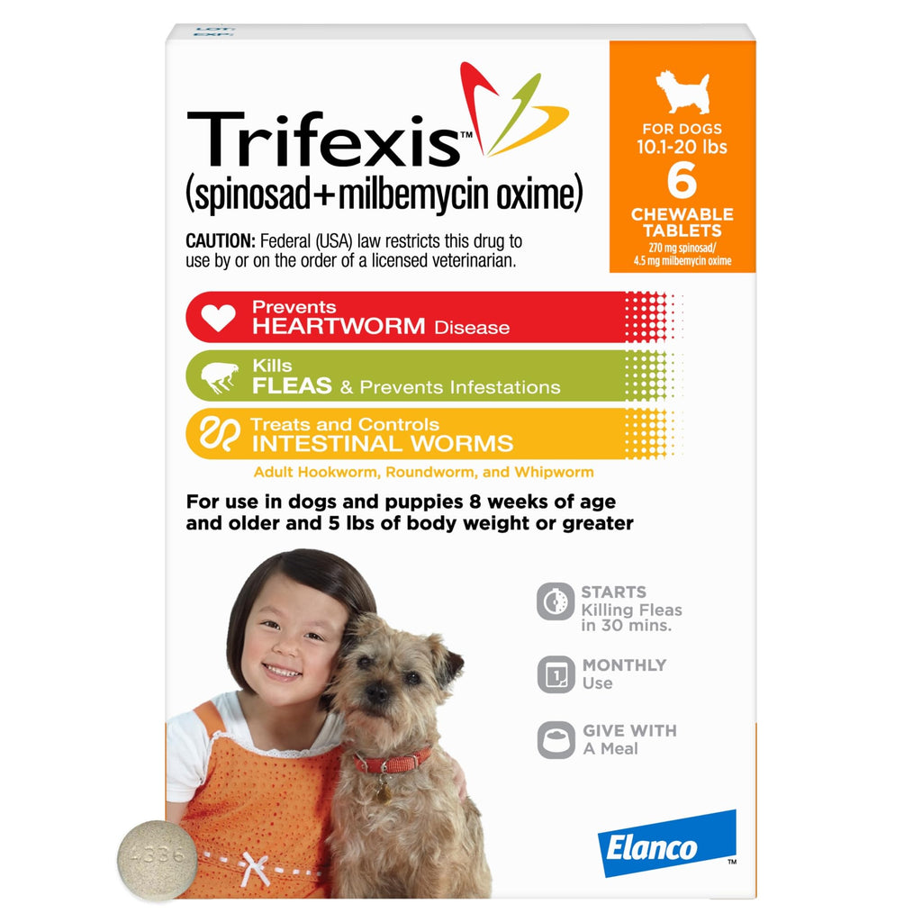 Trifexis for Dogs 60.1-120 lbs., 6ct