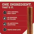 Redbarn 12" Bully Sticks 100% Natural Beef Dog Chew Rawhide Free Case of 35