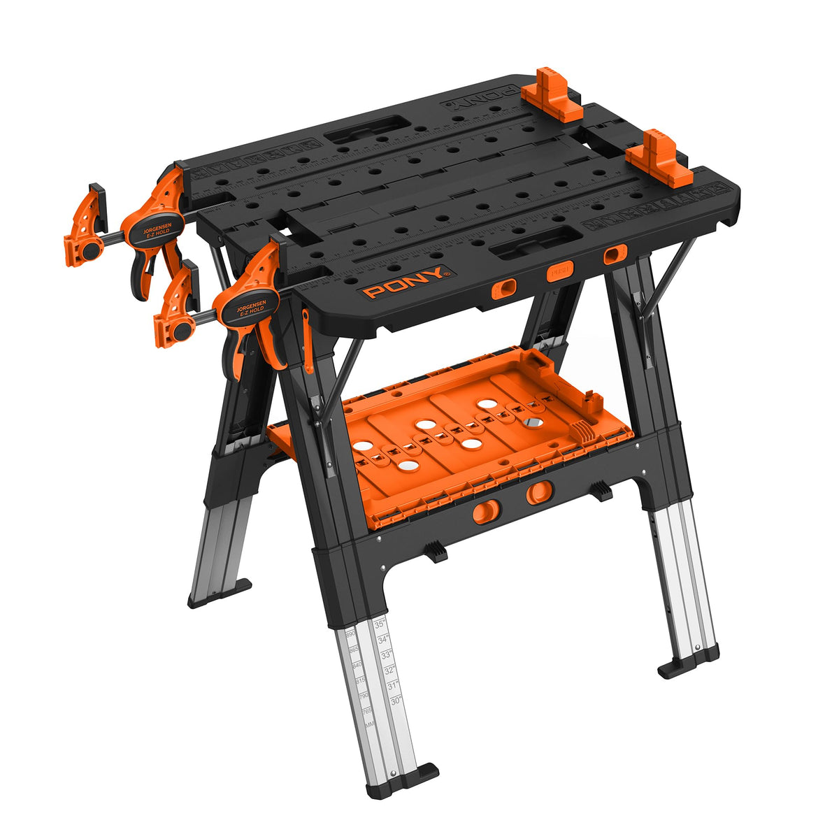 Pony Portable Folding Work Table, Workbench & Sawhorse