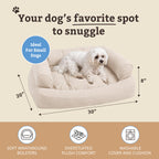 Snoozer Pet Products - Overstuffed Luxury Dog Sofa | Small - Buckskin