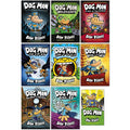 Dog Man Series 9 Books Collection Set With World Book Day (Dog Man, Unleashed, A Tale of Two Kitties, Dog Man and Cat Kid, Lord of the Fleas, Brawl of the Wild, For Whom the Ball Rolls, Fetch-22)